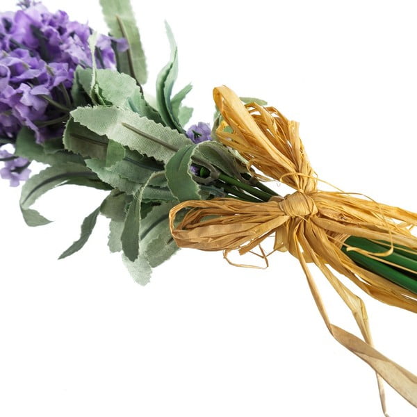 Kunstlilled 3tk komplektis (kõrgus 32 cm) Lavender Bouquet - Casa Selección-image-3