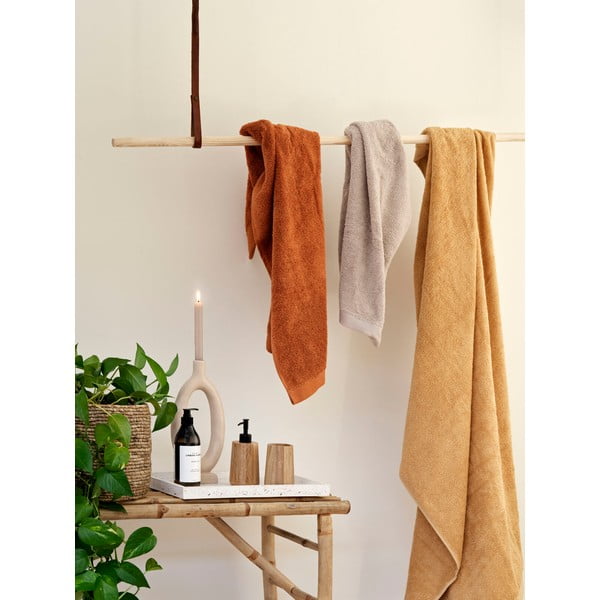 Oranž orgaanilisest puuvillast rätik 140x70 cm Original Organic - Bahne & CO-image-1