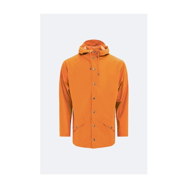 Oranžová unisex bunda s vysokou voděodolností Rains Jacket, velikost S / M