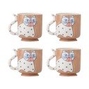 Helepruunid kruusid 4tk komplektis Missy - Bloomingville