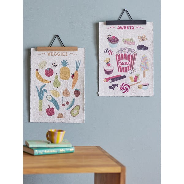 Laste pildid 2tk komplektis 26x35 cm Papio - Bloomingville Mini-image-2