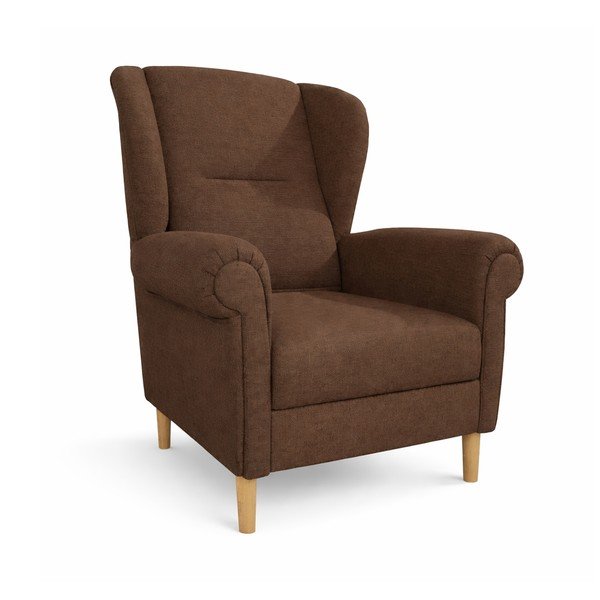 Tumepruun tugitool tiivakujuliste äärtega Swan – Ropez