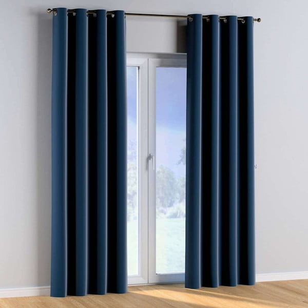 Sinine kardin 260x130 cm Posh Velvet - Yellow Tipi-image-1