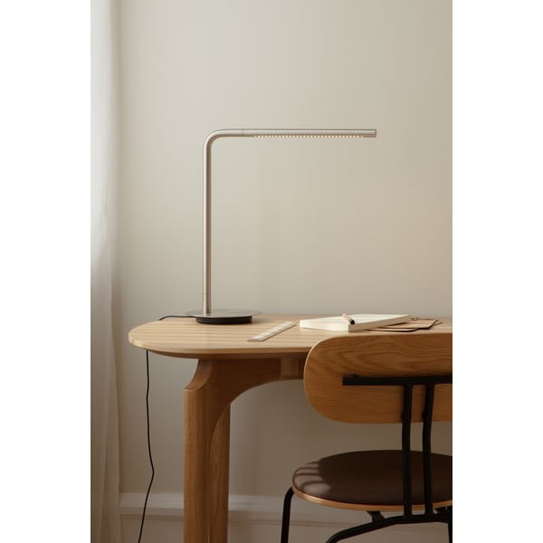 Hõbedane metallist dimmerdatav LED-lauavalgusti (kõrgus 46 cm) Omni Table - UMAGE-image-2