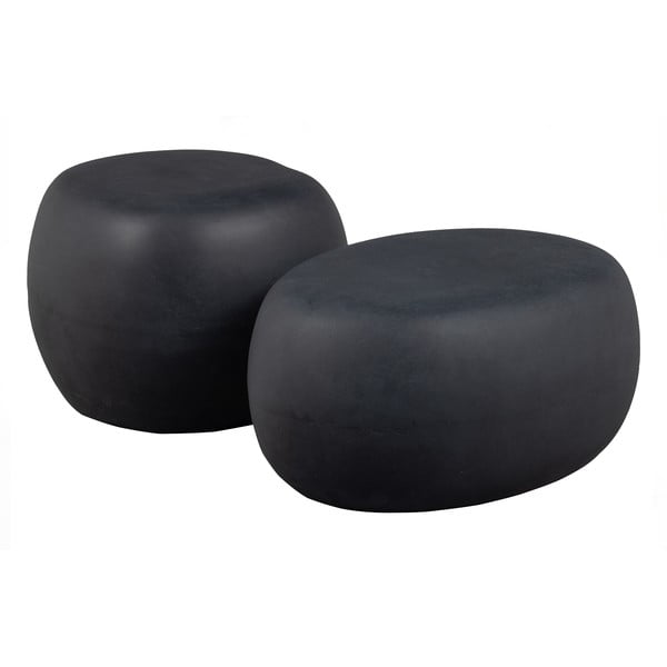 Must ümmargune diivanilaud Pebble - vtwonen-image-2