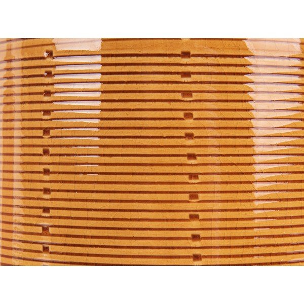Oranž keraamiline vaas Pudel, kõrgus 14 cm - PT LIVING-image-3