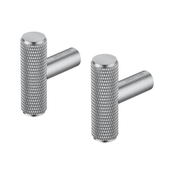 Matt hõbedased seinakonksud 2tk komplektis Rof - Blomus