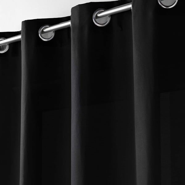 Must mikrokiududest kardin 140x280 cm Absolu - douceur d'intérieur-image-2