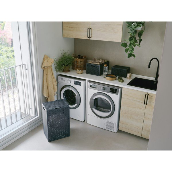 Tumehall hoiukast kaanega, valmistatud taaskasutatud plastist, 30x38x21 cm Kaya - Curver-image-2