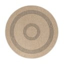 Must-beež ümmargune õuevaip ø 120 cm Comilla - Ayyildiz Carpets