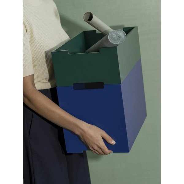 Sinine hoiukast 25x39x27 cm Kasane L - Blomus-image-1