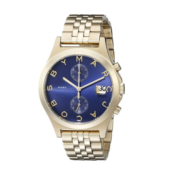 Dámské hodinky s modrým ciferníkem Marc Jacobs 