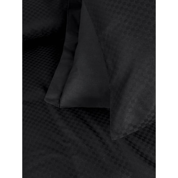 Must Renforcé puuvillast pikendatud voodipesu kaheinimesevoodile 240x220 cm Checkered - Mila Home Luxury-image-3