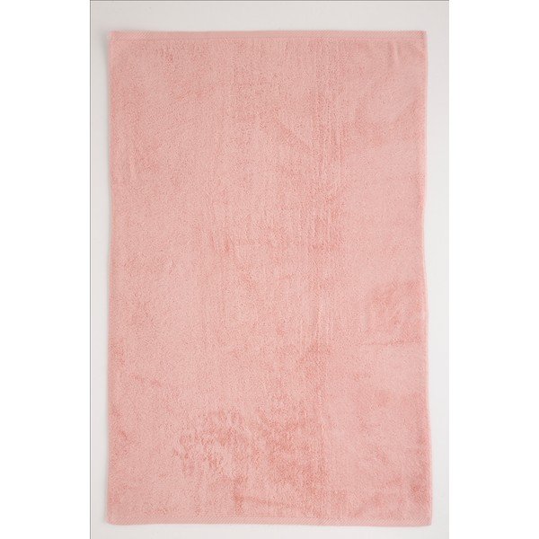 Roosa puuvillane vannirätik , 70 x 140 cm Lisa Coral - El Delfin-image-1