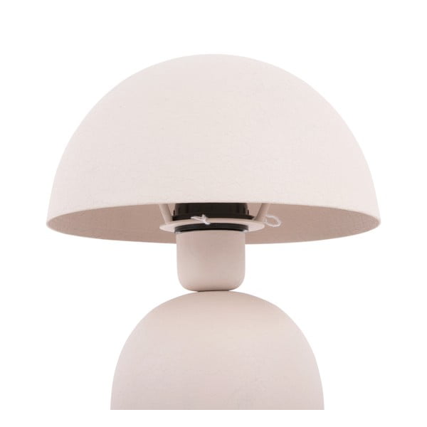Kreemikas laualamp (kõrgus 29 cm) Boaz - Leitmotiv-image-2