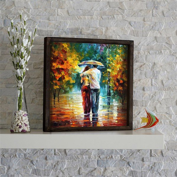 Seinamaal Sügisene jalutuskäik, 34 x 34 cm - Evila Originals-image-1