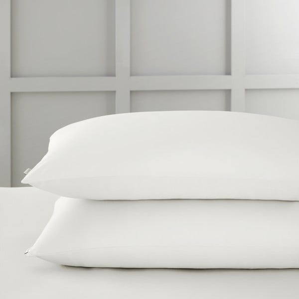 Satiin-puuvillased padjapüürid 2tk komplektis 50x75 cm Cotton Sateen - Bianca-image-1