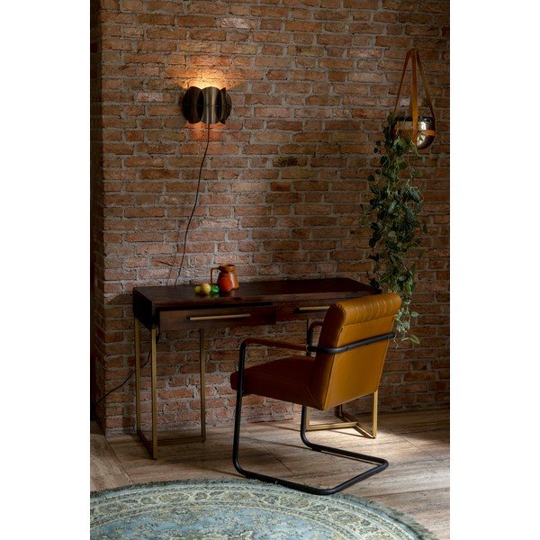 Konsoollaud akaatsiapuust tumedas naturaalses värvitoonis 45x120 cm Class - Dutchbone-image-1