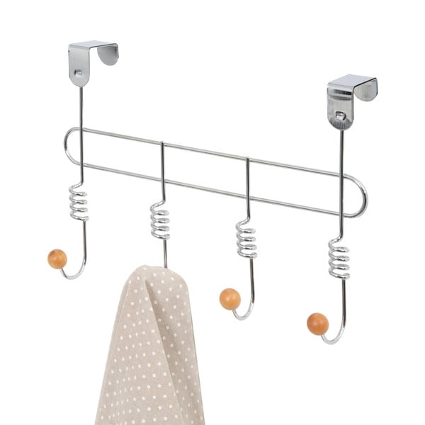 Metallist uksehoidja hõbedast 33 cm Spirale - Compactor-image-2