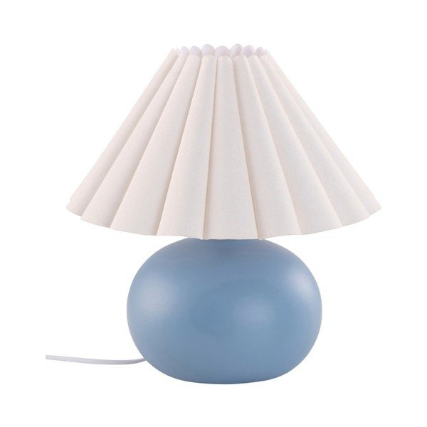 Valge/sinine keraamiline laualamp (kõrgus 34 cm) Crasso - Jotex