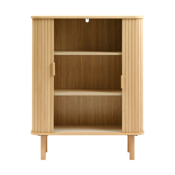 Tammedekooriga lükandustega kummut 113x90 cm Cavo - Unique Furniture-image-4