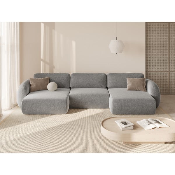  Hallikassinine sametist lahtikäiv hoiuruumiga nurgadiivan (U-kujuline) Tonale – Cosmopolitan Design-image-1