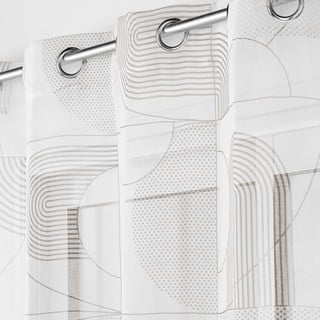 Valge voile kardin 140x280 cm Esquisse - douceur d'intérieur