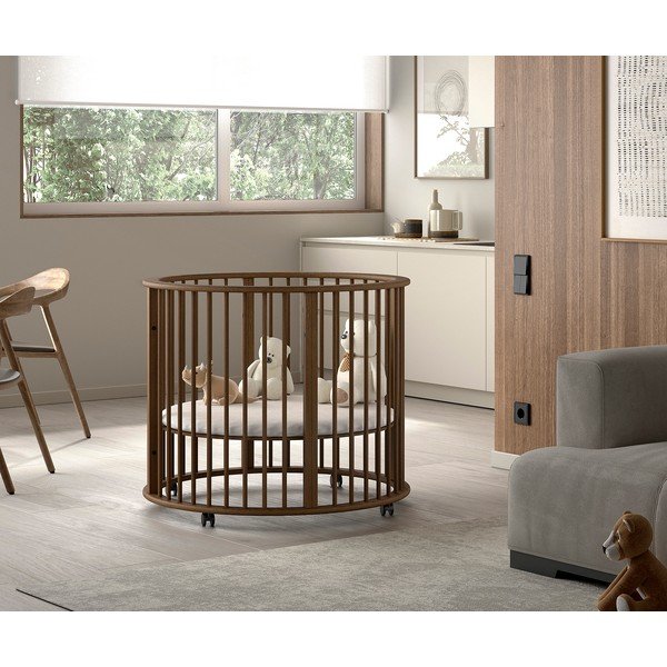 Pruun pöögipuidust mänguaedik 90x90 cm Dino - Vipack-image-1