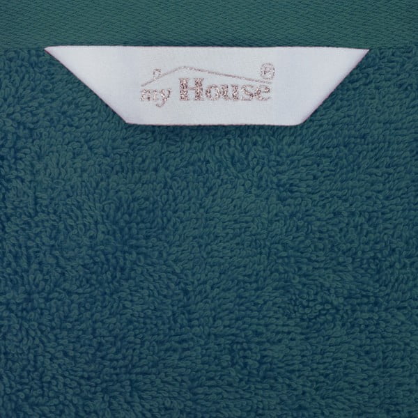 Sinise-türkiissinine puuvillane rätik 140x70 cm Darwin - My House-image-1