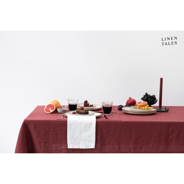 Linane laudlina 140x140 cm Marsala - Linen Tales-image-3