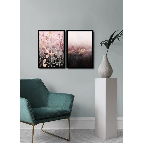 Maalid 2 tk komplektis 36x51 cm - Wallity-image-1