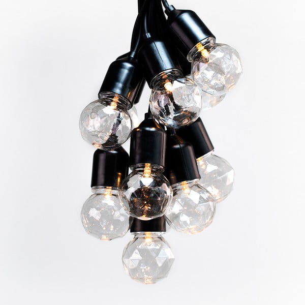 LED valgusketi pikendus Indrustrial Bulb, 10 laternat, pikkus 3 m - DecoKing