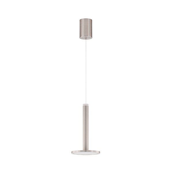 Metallist LED-ripplamp matt hõbedases värvitoonis, ø 15 cm Palencia - Nova Luce