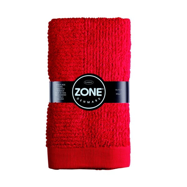 Ručník Zone, 70x50 cm, červená