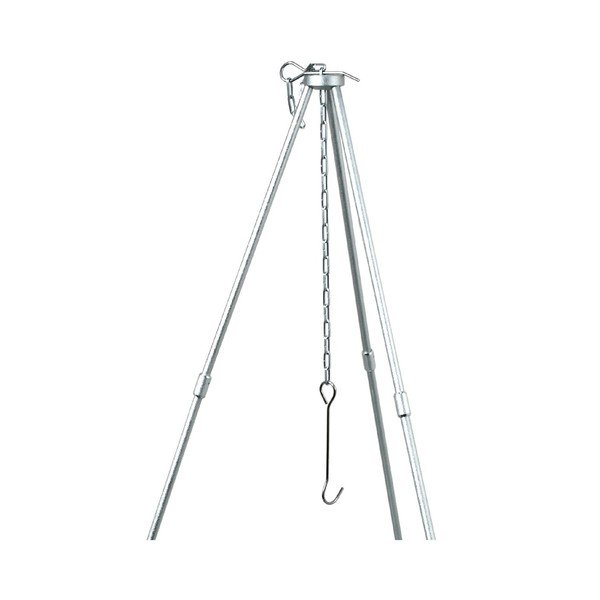 Skládací hliníková trojnožka k ohništi Cattara, výška 86 cm-image-1
