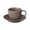 Tumepruunid keraamilised tassid komplektis 2 tk 190 ml Kumi - Blomus