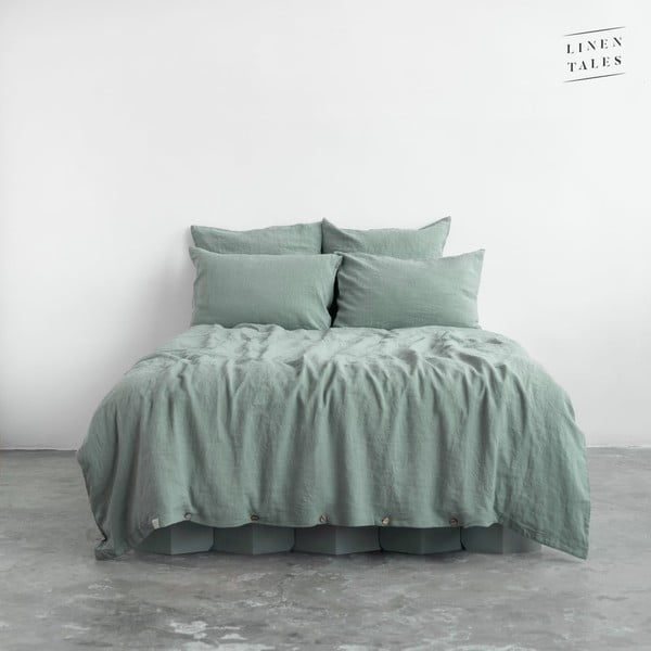 Roheline voodipesu 220x140 cm - Linen Tales
