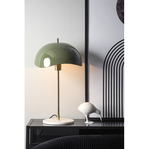 Roheline laualamp (kõrgus 56 cm) Waved Dome - Leitmotiv-image-1