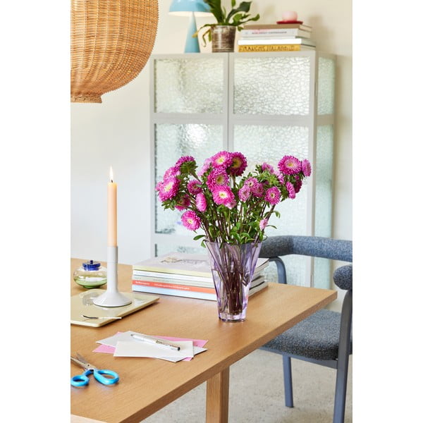 Lilla käsitsi valmistatud klaasvaas (kõrgus 18 cm) Bloom - Hübsch-image-2