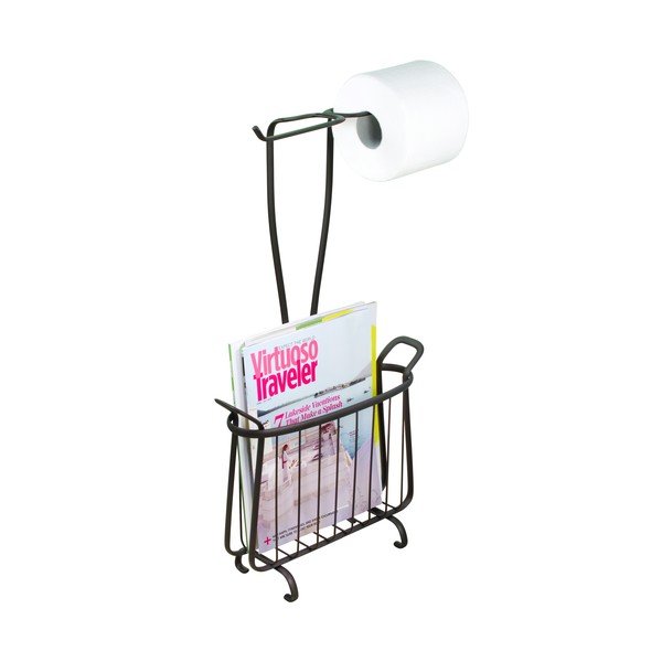 Pronksist metallist tualettpaberi hoidja, kõrgus 61 cm Axis - iDesign-image-2