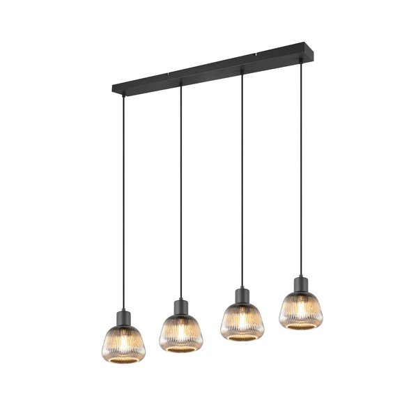 Must rippvalgusti klaasist varjuga ø 15 cm Tarifa - Trio-image-1