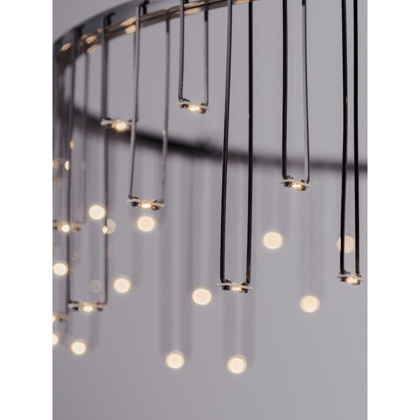 Alumiiniumist hämardatav LED-rippvalgusti läikiva hõbedase värviga, ø 65 cm Stellar - Nova Luce-image-2