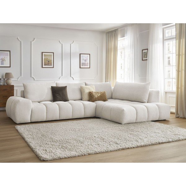 Valge nurgadiivan (parem nurk) Everest - Bobochic Paris-image-1