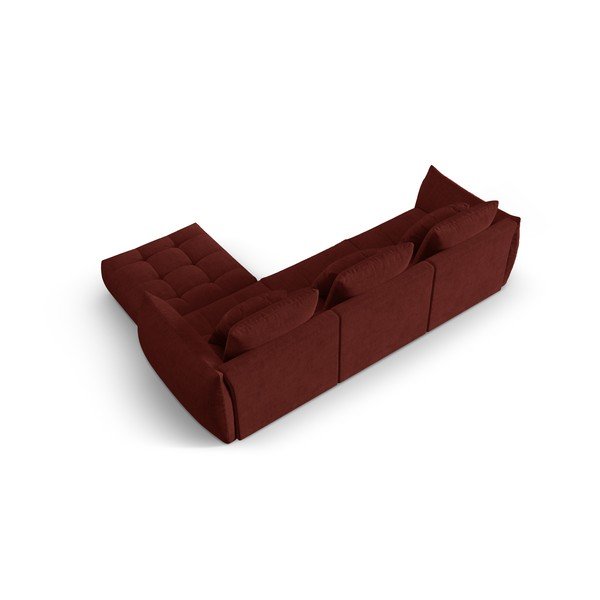 Punane nurgadiivan (muutuv nurk) Bloom - Micadoni Home-image-3