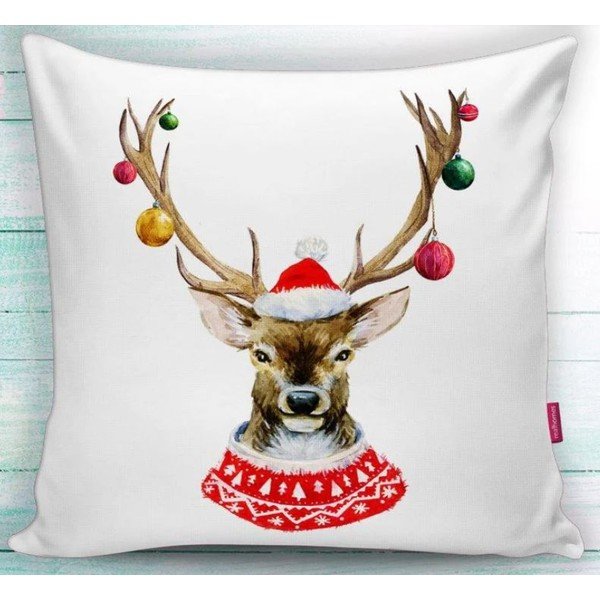 Jõuluteemaline padjapüür 43x43 cm Meryy Christmas - Mila Home-image-1