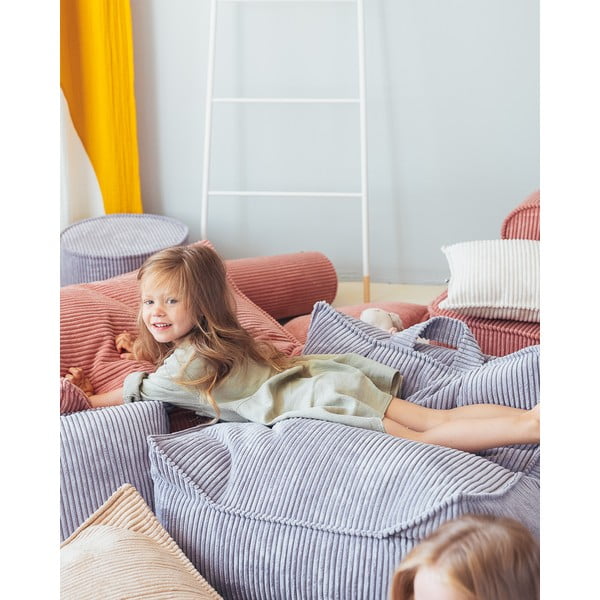 Sinine velvetist laste kott-tool Chair - Wigiwama-image-4