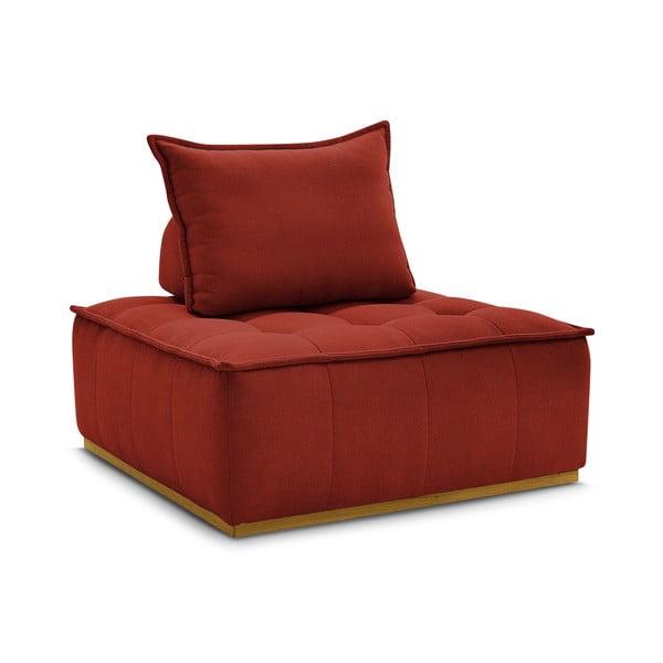 Bouclé kangast tugitool telliskivi värvi Elisa - Bobochic Paris