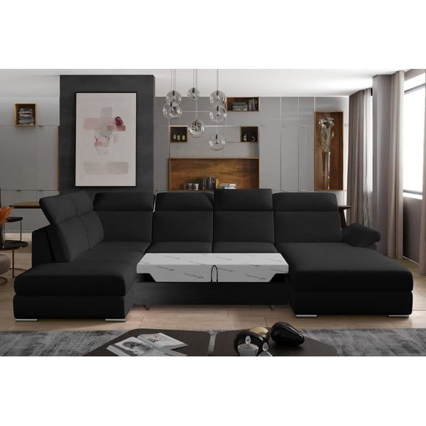 Must lahtikäiv nurgadiivan (vasak nurk/U-kujuline) Evanell – ELTAP-image-2