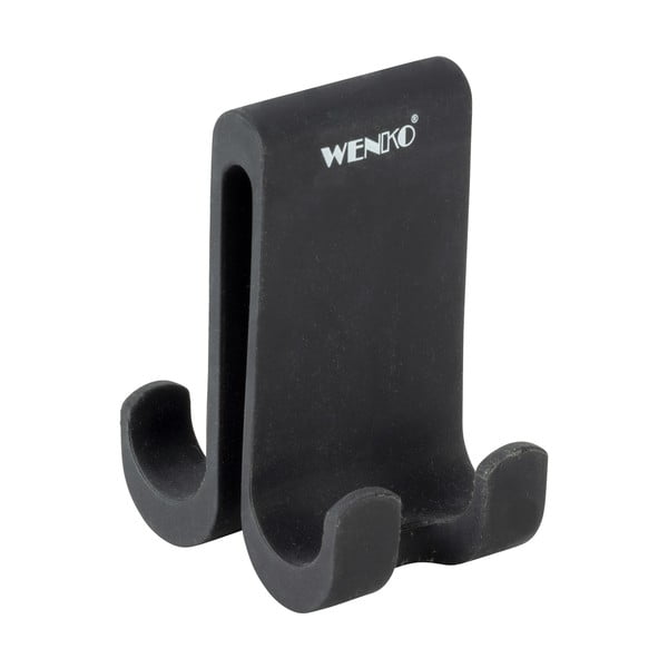 Mustast silikoonist kahepoolne ripphoidik Verna - Wenko-image-3