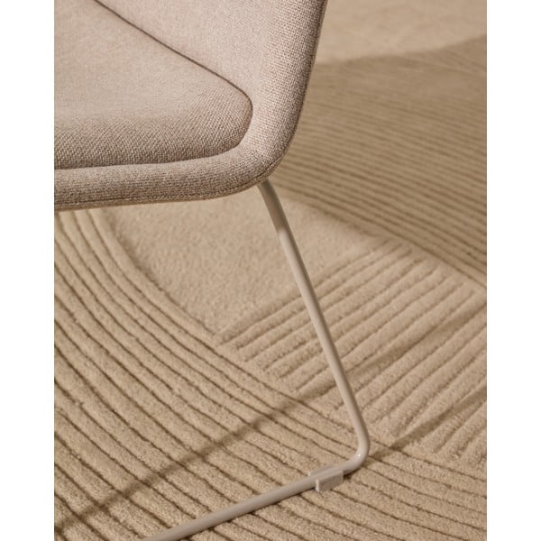 Beež tugitool Zahara - Kave Home-image-4